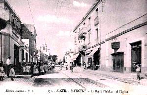 2038- Alger-Saint-Eugene - Route Malakoff et l'Eglise